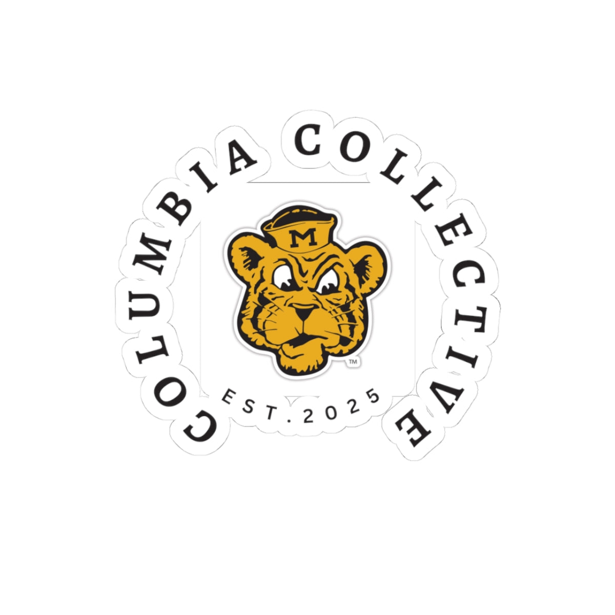 Columbia Collective Kiss-Cut Stickers | Fun Custom Decals for Laptop, Water Bottle, Notebooks, Parties & Gifts