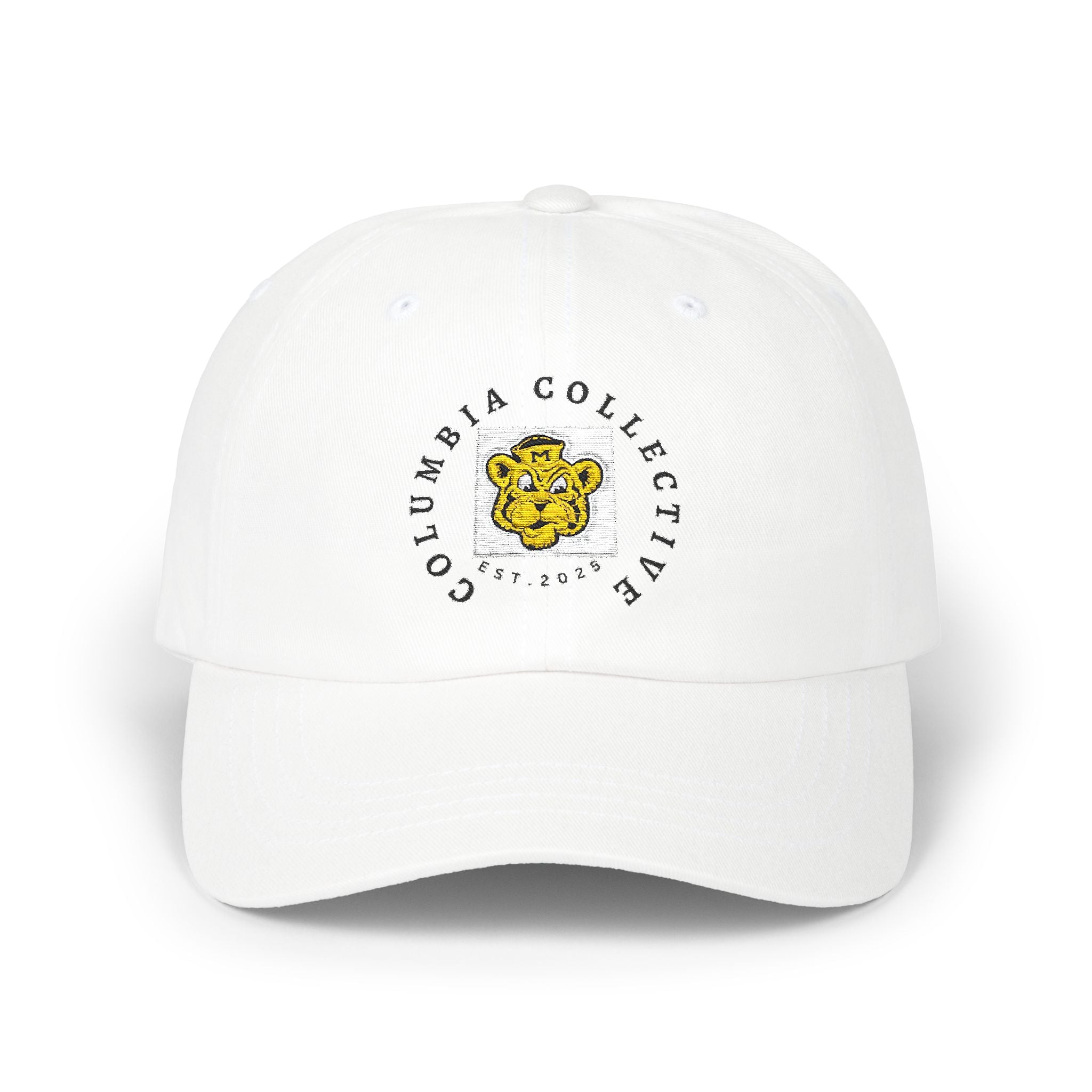 Stylish Classic Dad Cap, Casual Headwear, Gift for Him, Summer Accessories, Trendy Cap for Dads, Adjustable White Cap
