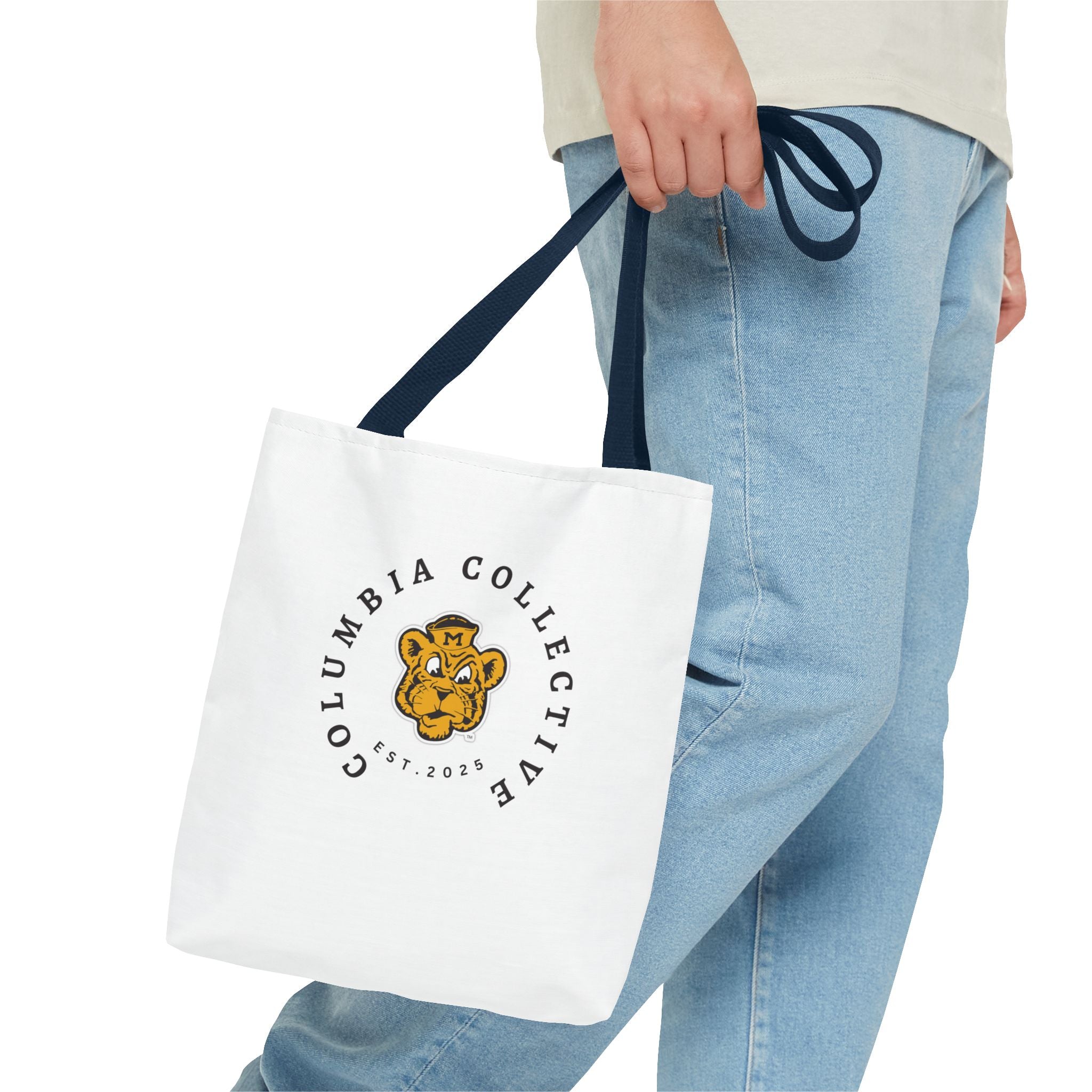 Stylish AOP Tote Bag for Everyday Use, Columbia Collective, Eco-Friendly Shopping, Casual Outing, Gift for Friends