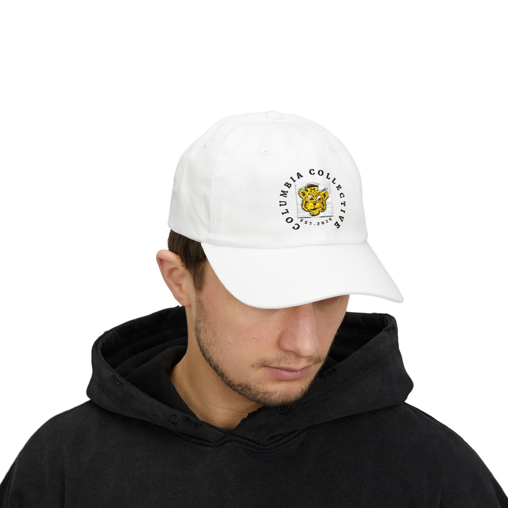 Stylish Classic Dad Cap, Casual Headwear, Gift for Him, Summer Accessories, Trendy Cap for Dads, Adjustable White Cap