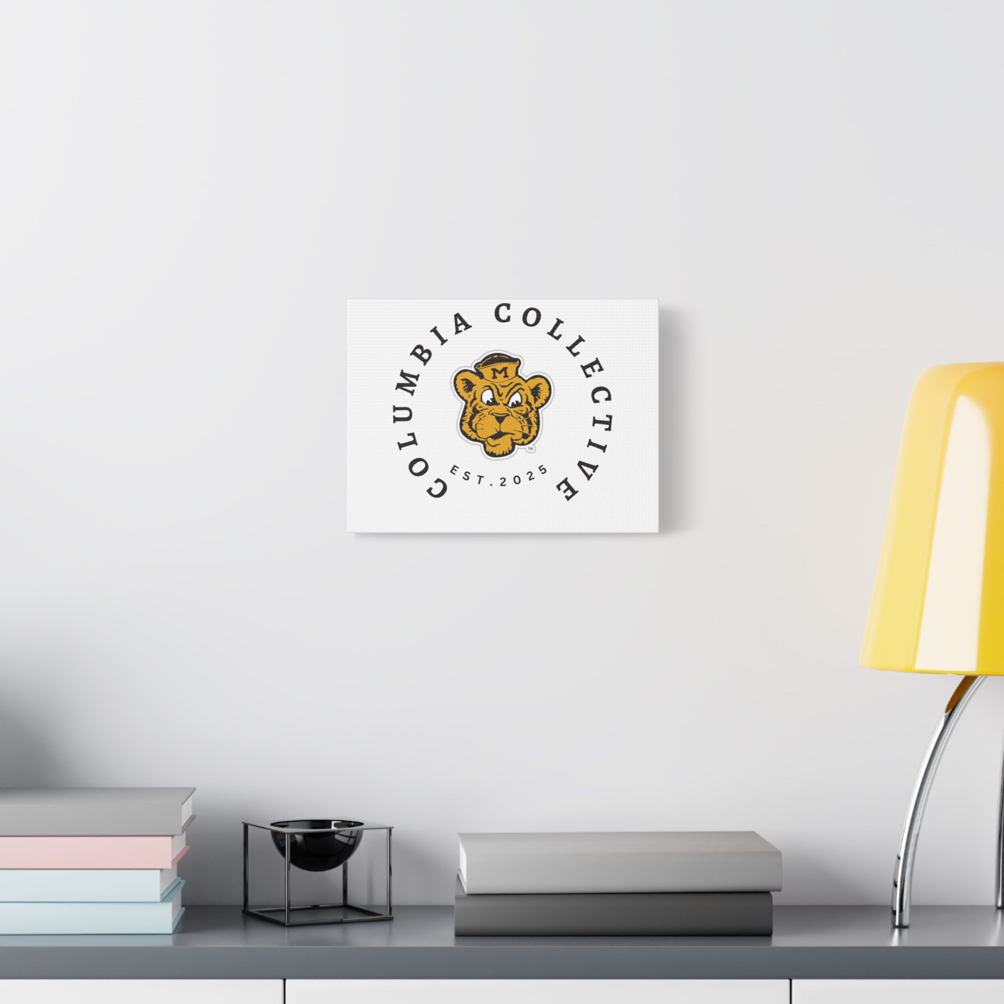 Columbia Collective Wall Art, Matte Canvas Print, Stretched Canvas, Home Decor, Gift for Students, Graduation Decoration