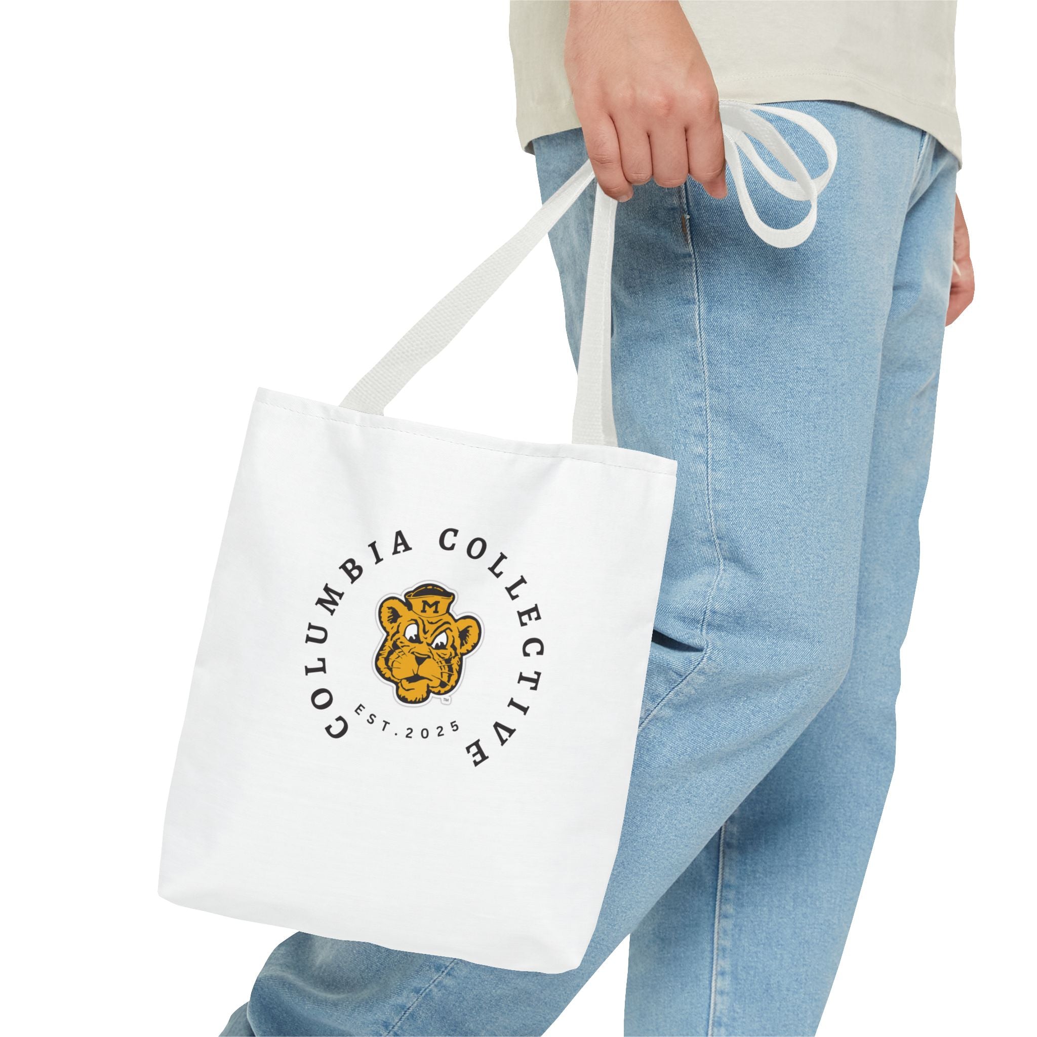 Stylish AOP Tote Bag for Everyday Use, Columbia Collective, Eco-Friendly Shopping, Casual Outing, Gift for Friends