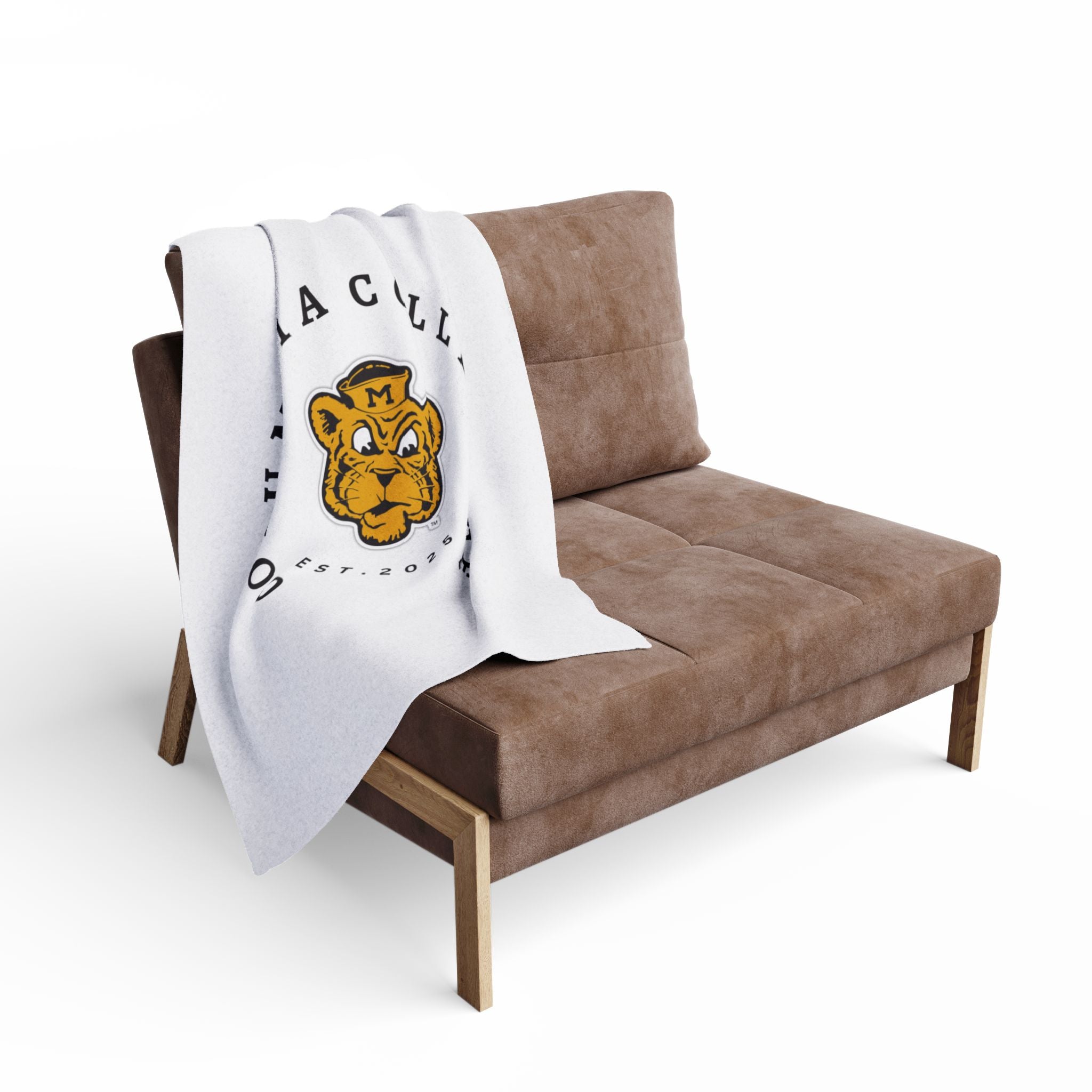 Cozy Arctic Fleece Blanket with Columbia Collective Design - Perfect for Home Decor, Gift, Snuggling, Students, Celebrating