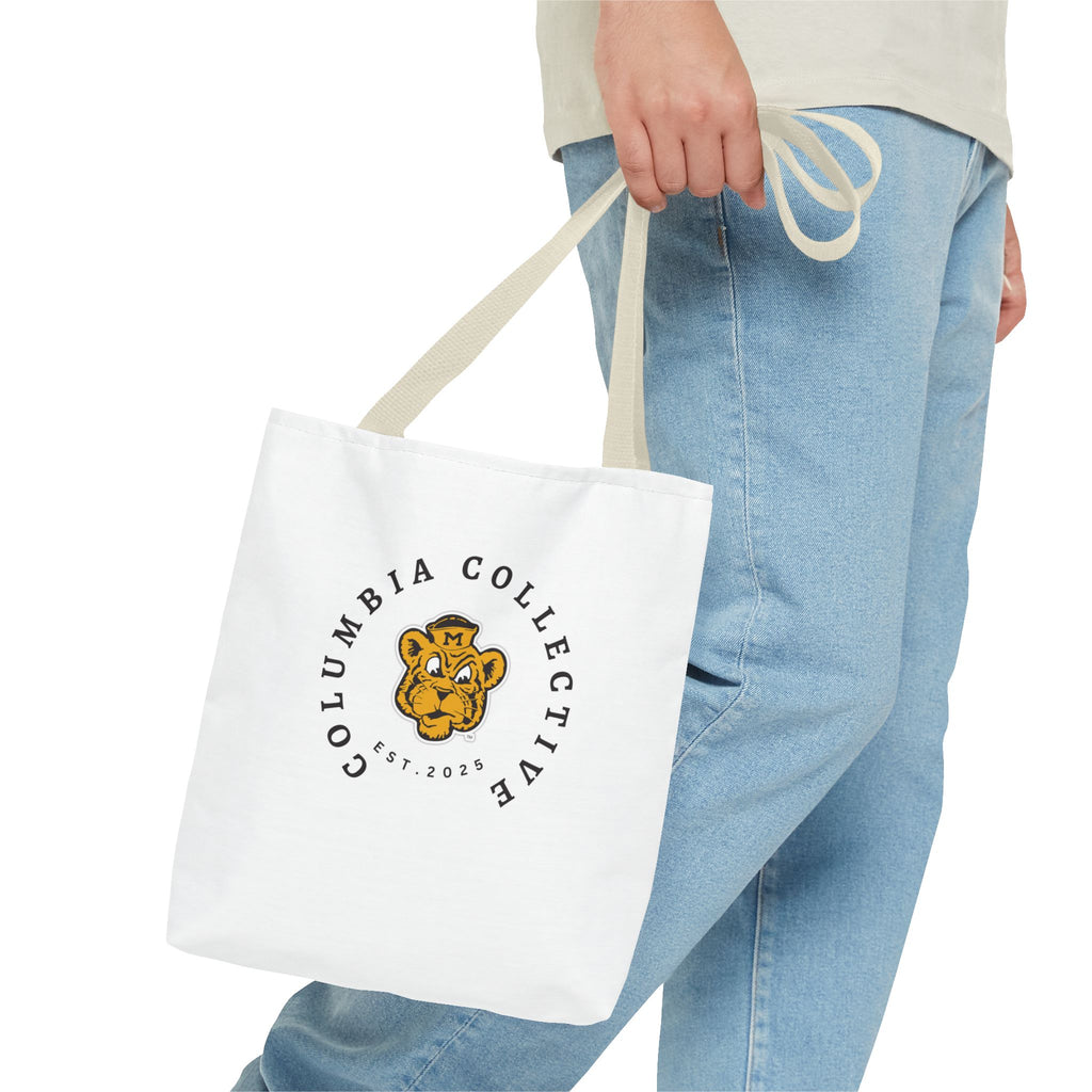 Stylish AOP Tote Bag for Everyday Use, Columbia Collective, Eco-Friendly Shopping, Casual Outing, Gift for Friends
