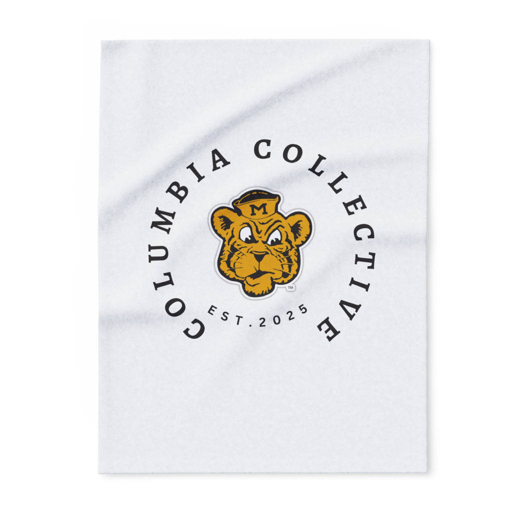 Cozy Arctic Fleece Blanket with Columbia Collective Design - Perfect for Home Decor, Gift, Snuggling, Students, Celebrating