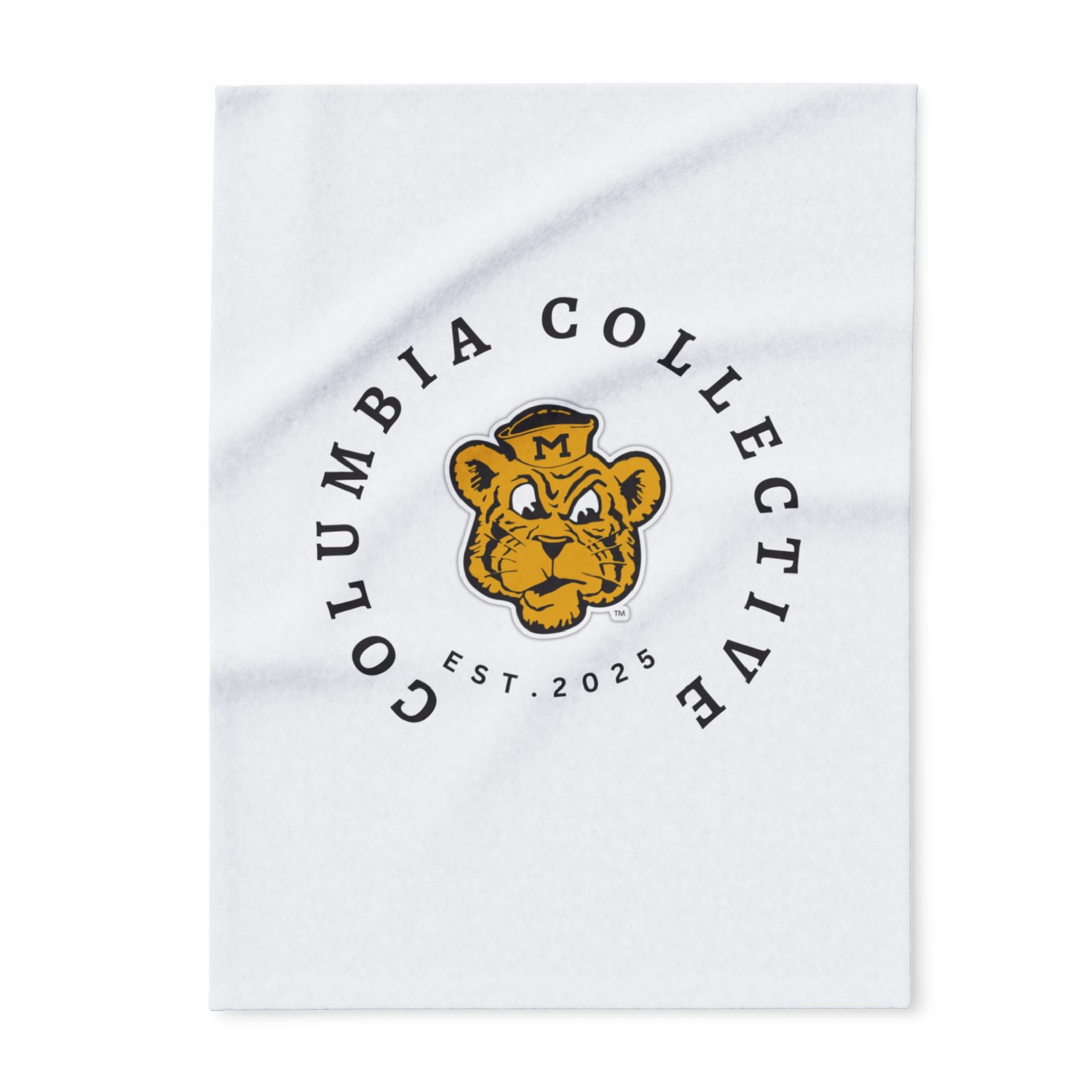 Cozy Arctic Fleece Blanket with Columbia Collective Design - Perfect for Home Decor, Gift, Snuggling, Students, Celebrating