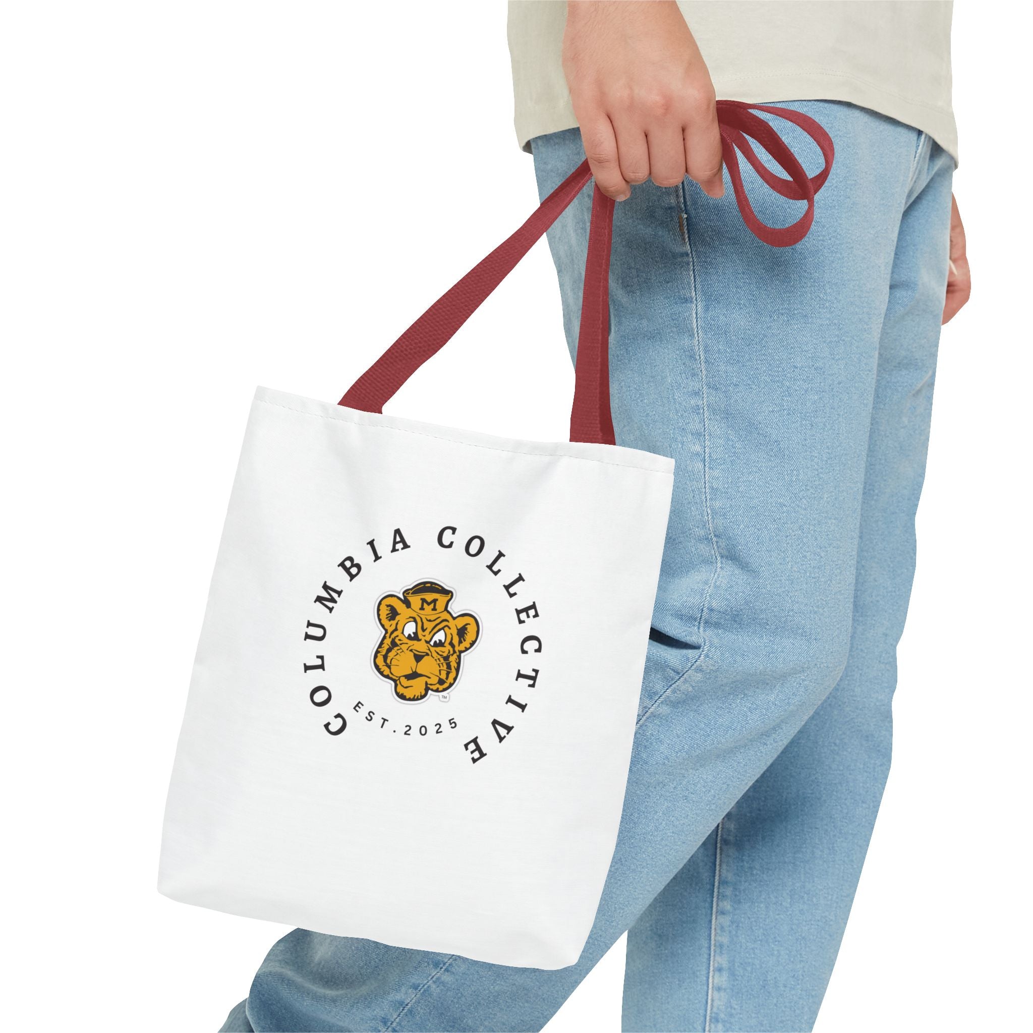 Stylish AOP Tote Bag for Everyday Use, Columbia Collective, Eco-Friendly Shopping, Casual Outing, Gift for Friends