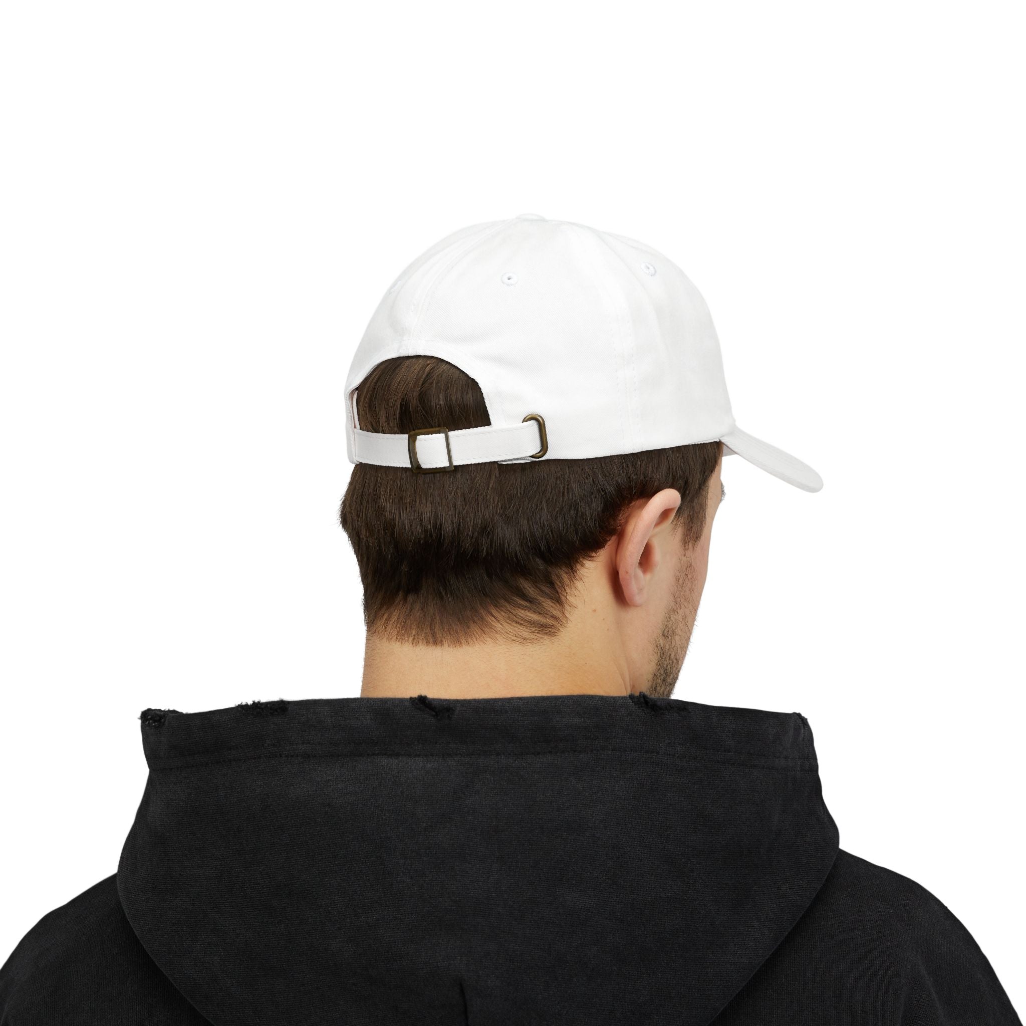 Stylish Classic Dad Cap, Casual Headwear, Gift for Him, Summer Accessories, Trendy Cap for Dads, Adjustable White Cap