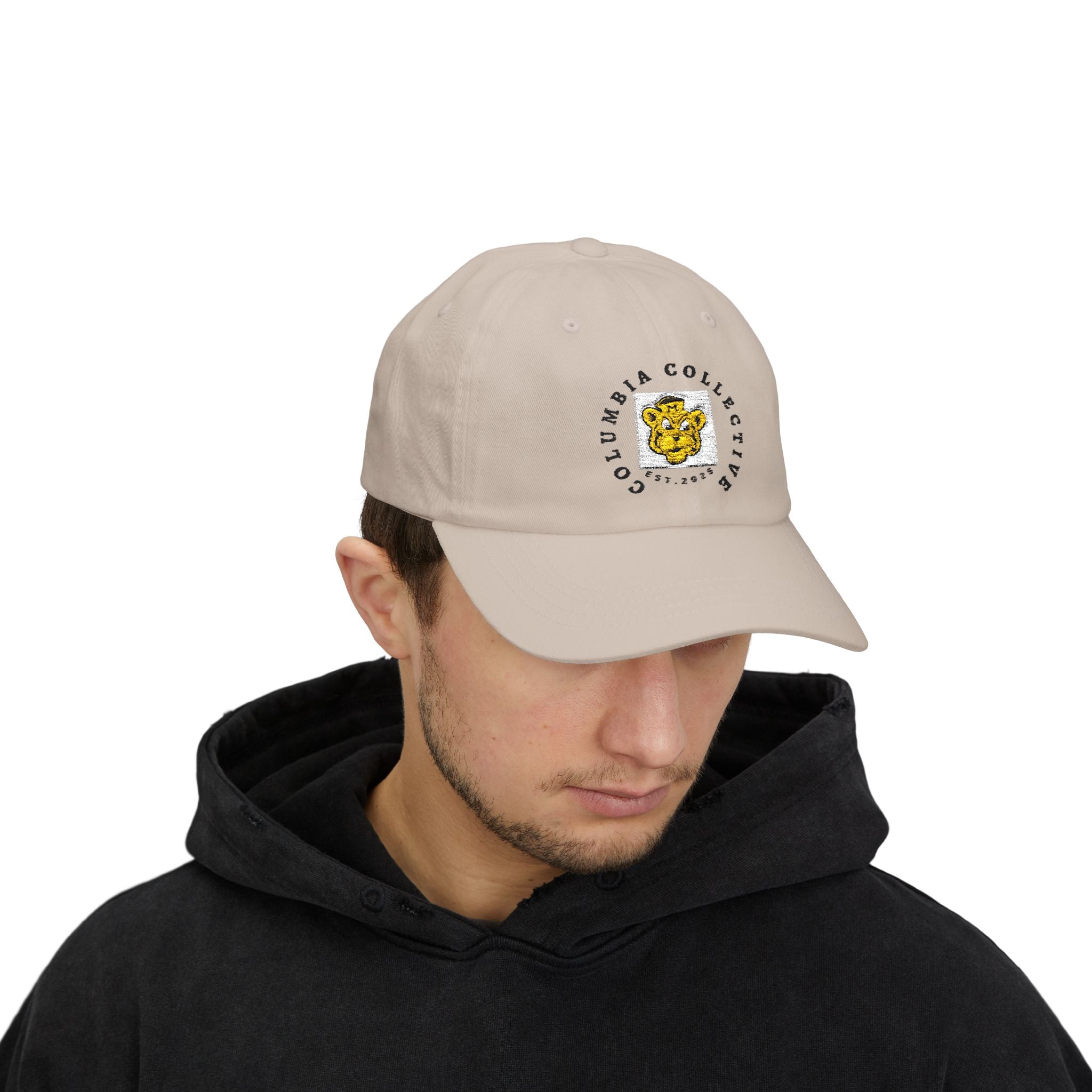 Stylish Classic Dad Cap, Casual Headwear, Gift for Him, Summer Accessories, Trendy Cap for Dads, Adjustable White Cap