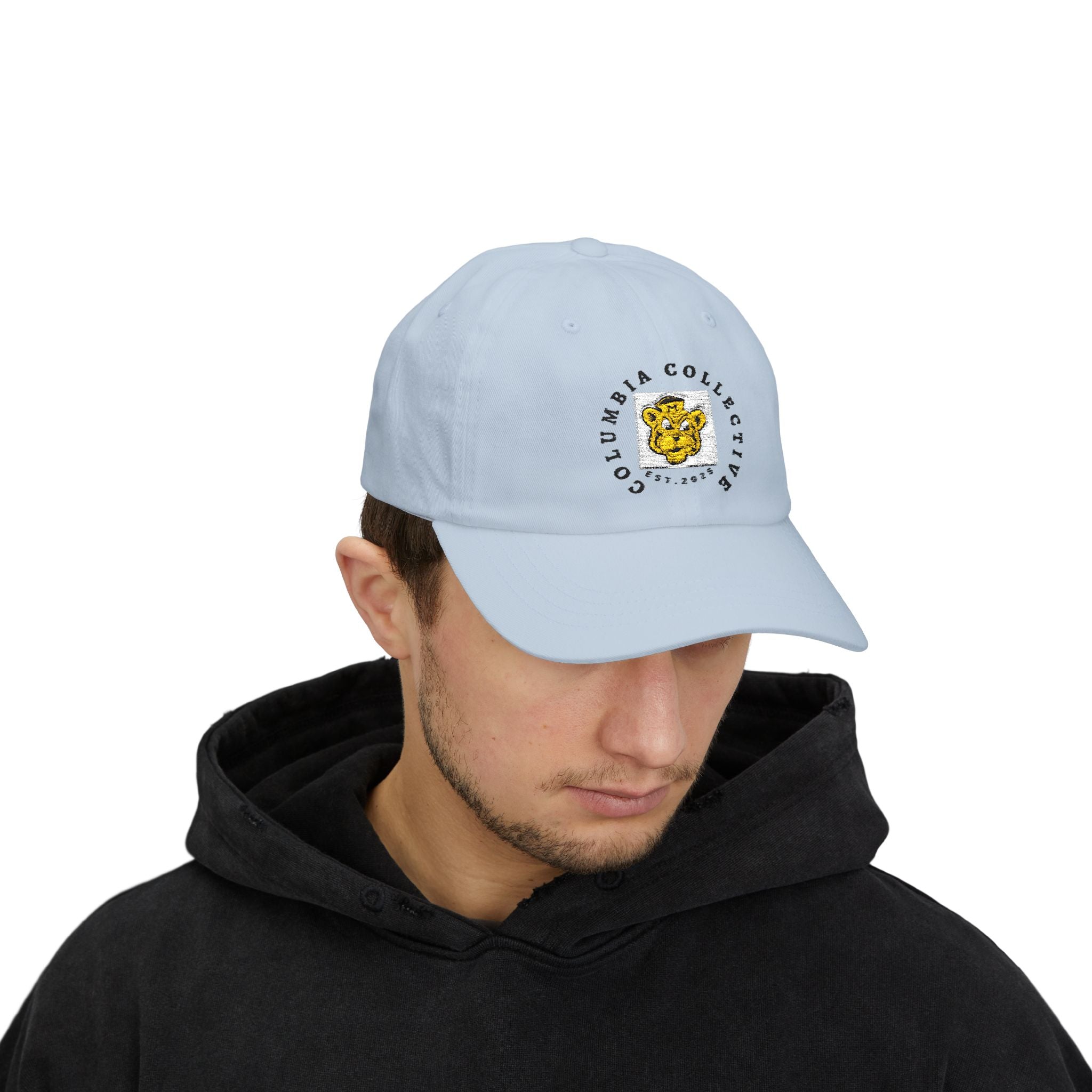 Stylish Classic Dad Cap, Casual Headwear, Gift for Him, Summer Accessories, Trendy Cap for Dads, Adjustable White Cap