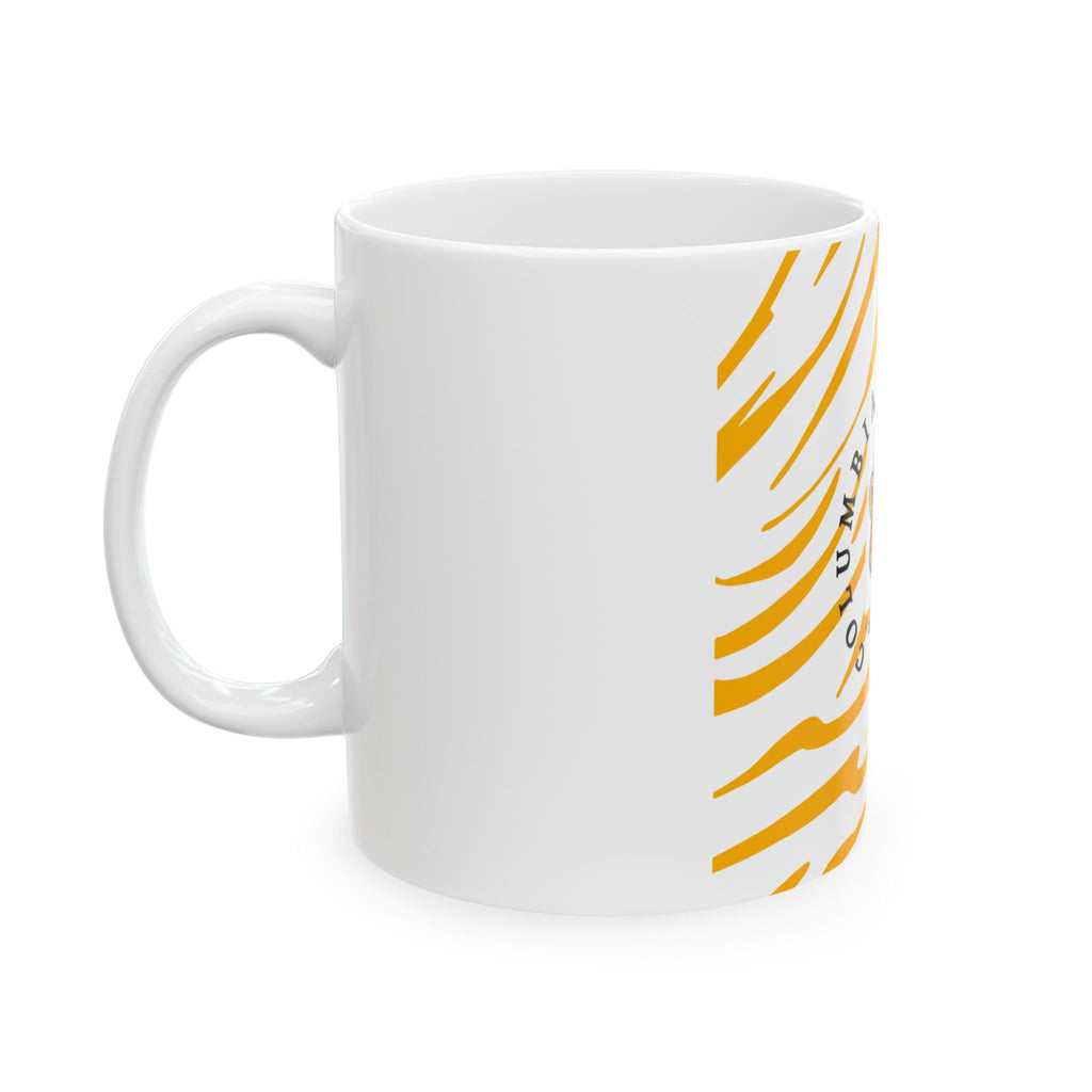 Columbia Collective Tiger Mug | Custom Ceramic Coffee Cup | Unique Mug Gift | Animal Print Drinkware | Fun Chic Kitchen Accessory