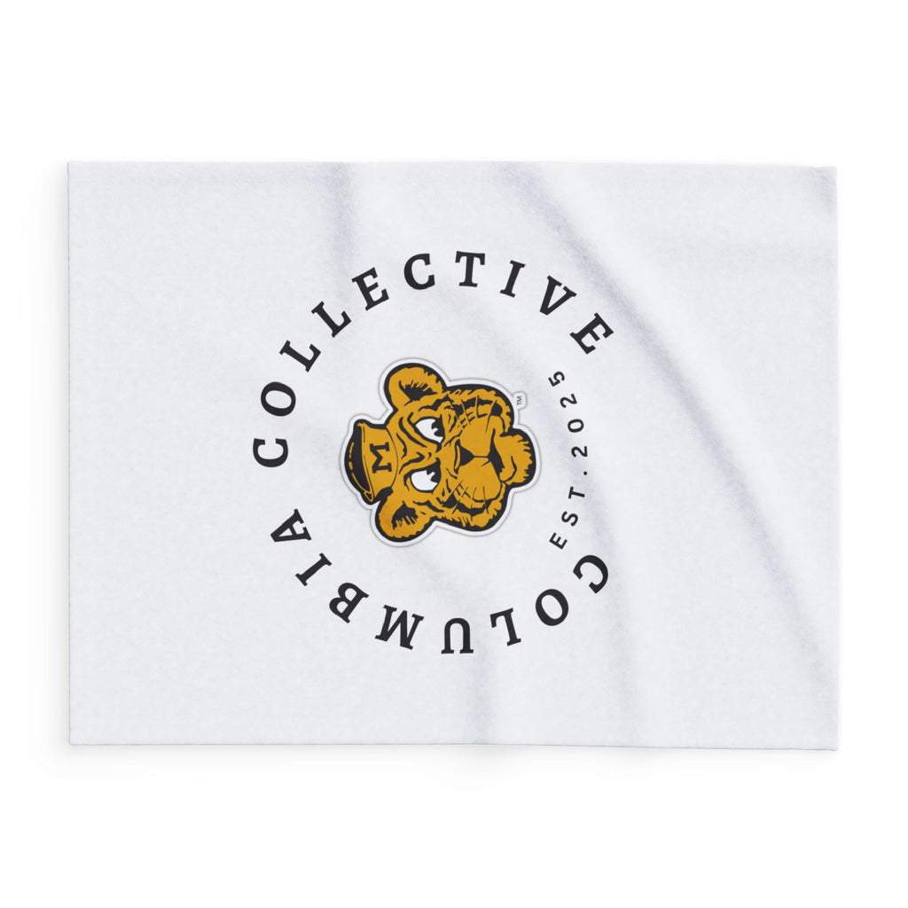 Cozy Arctic Fleece Blanket with Columbia Collective Design - Perfect for Home Decor, Gift, Snuggling, Students, Celebrating